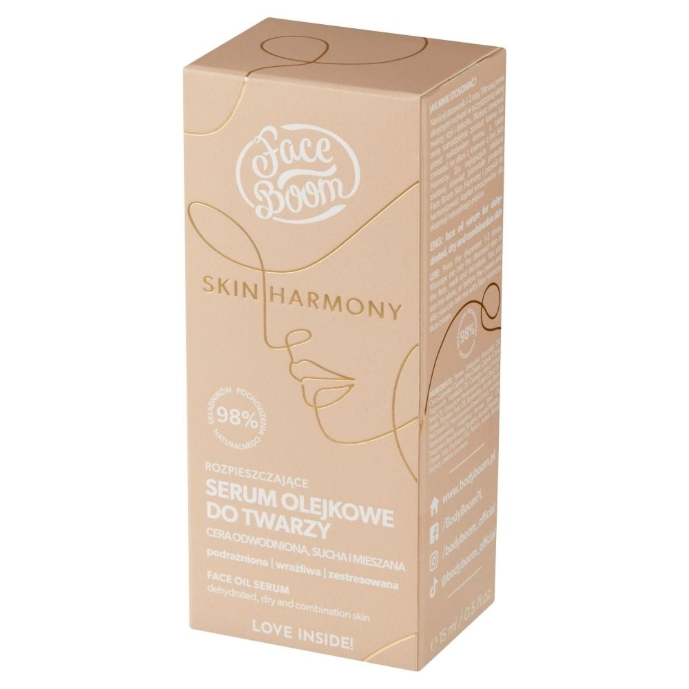 FaceBoom Skin Harmony Rozpieszczające serum olejkowe do twarzy 15 ml