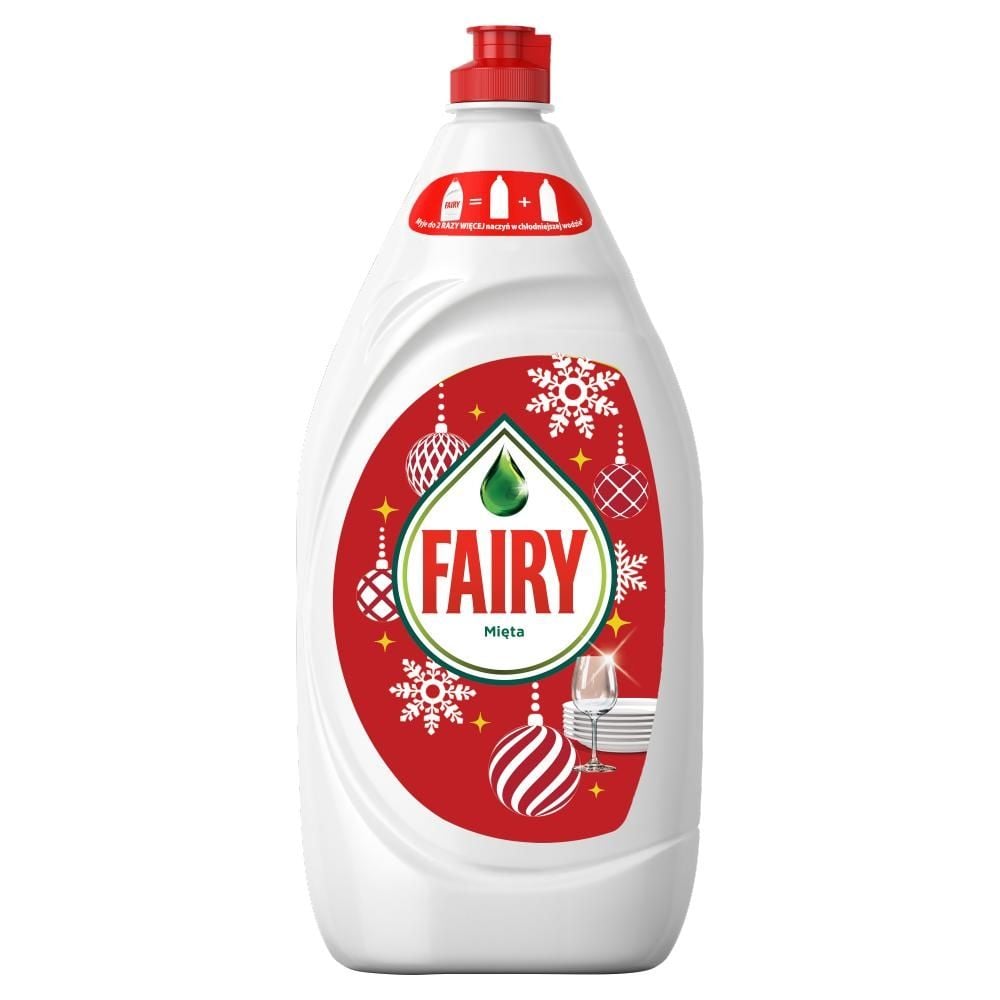 Fairy Aromatics Miętowy płyn do mycia naczyń zapewniającą lśniąco czyste naczynia 1350ml