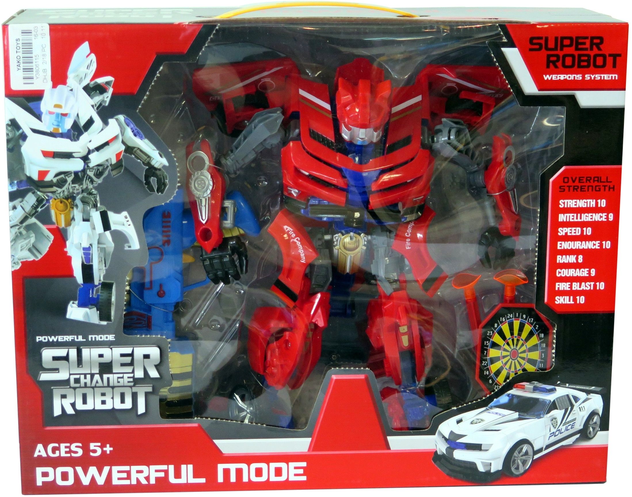 Figurka HH POLAND Transformer Czerwony Transformer