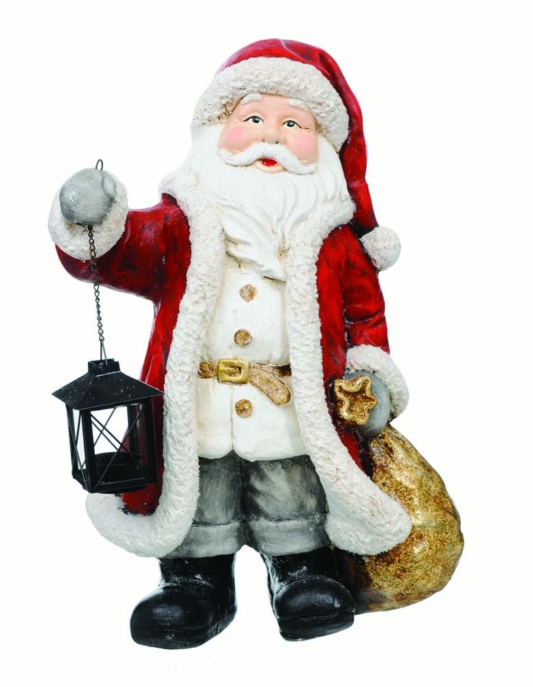 Figurka Jumi Mikołaj z latarenką 47cm