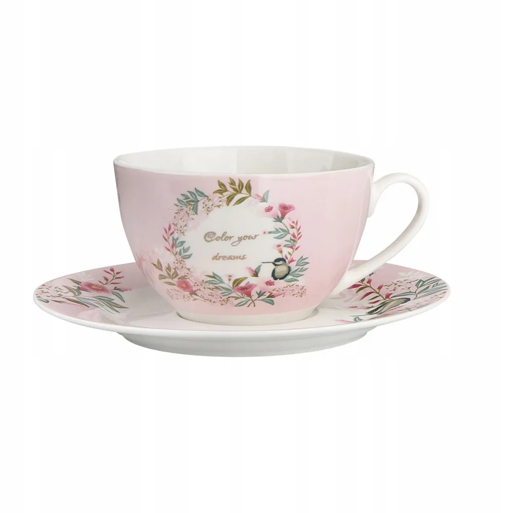 Filiżanka do Kawy i Herbaty Altom Dream Porcelanowa ze Spodkiem 200ml