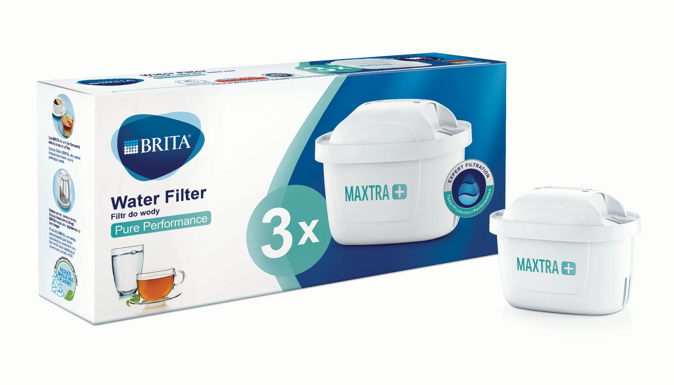 Filtr do wody Wkład Brita Maxtra + Pure Performance 3szt