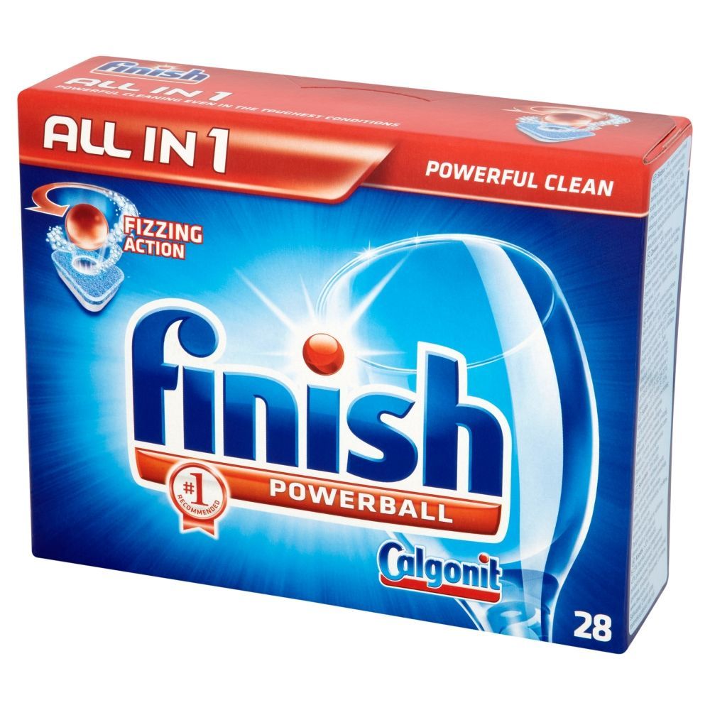 Finish All in 1 Tabletki do mycia naczyń w zmywarkach 554 g (28 sztuk)