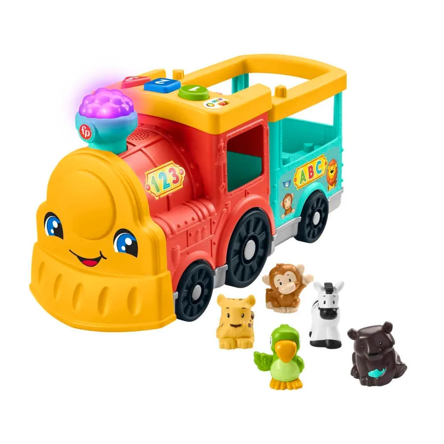 Fisher-Price® Little People® Edukacyjny pociąg ze zwierzątkami