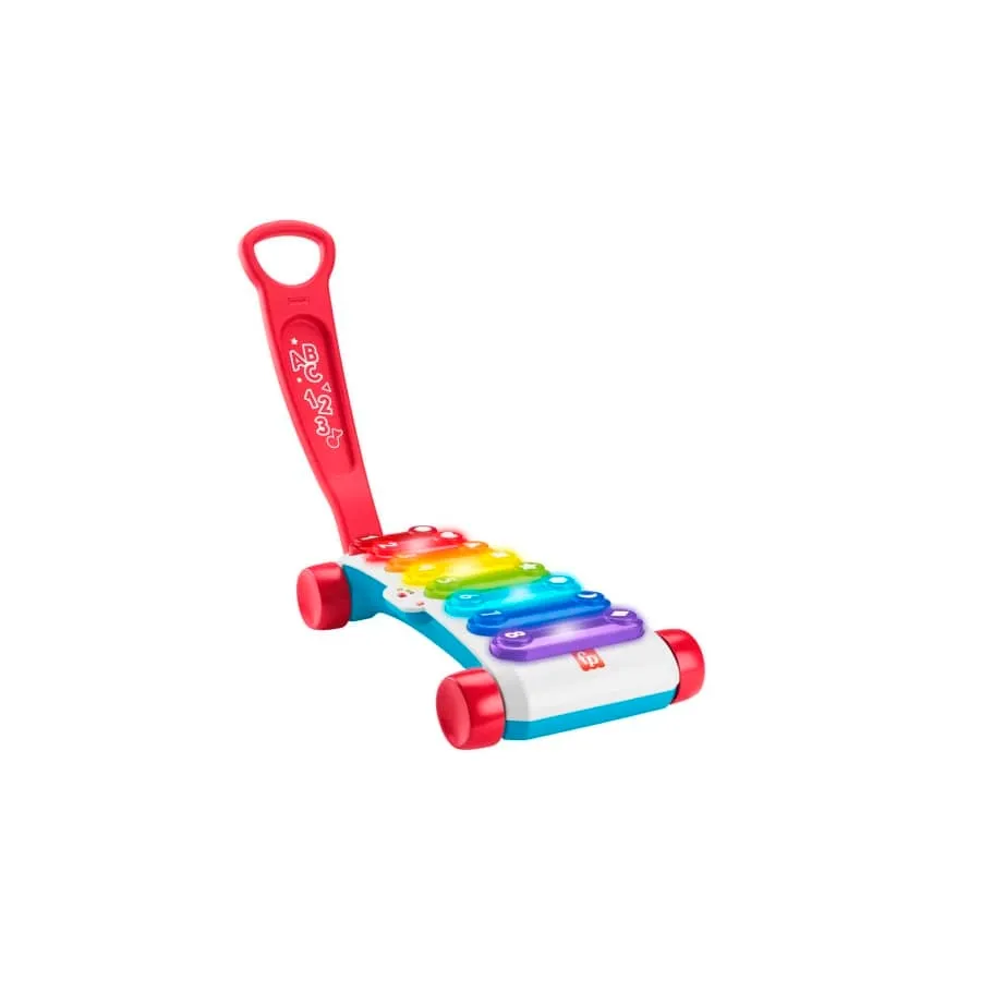 Fisher-Price® „Ucz się i śmiej!“ Duży edukacyjny ksylofon do ciągnięcia