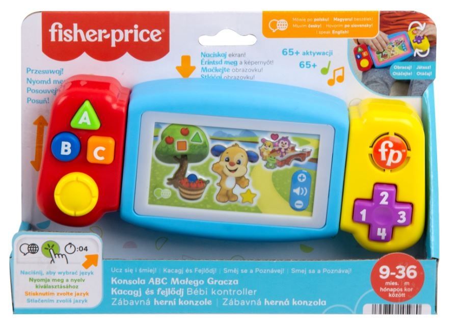 Zdjęcia - Pozostałe zabawki Fisher Price Fisher-Price „Ucz się i śmiej!” Konsola ABC Małego Gracza HNN39 