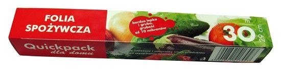 Folia QUICKPACK Folia spożywcza 30 m Box QDDFSP030