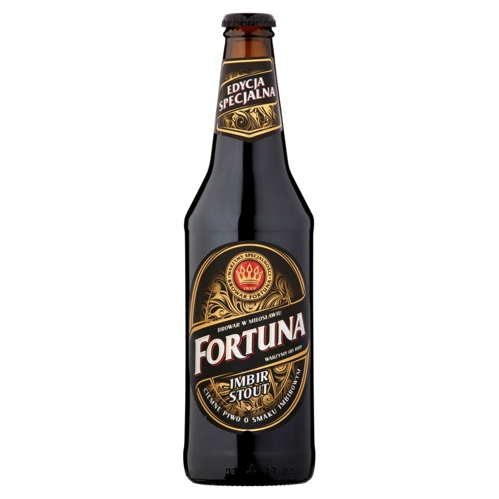 Fortuna Ciemne piwo o smaku imbirowym 500 ml