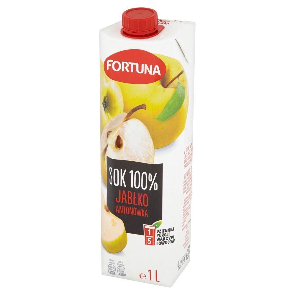 Fortuna Sok 100% jabłko antonówka 1 l