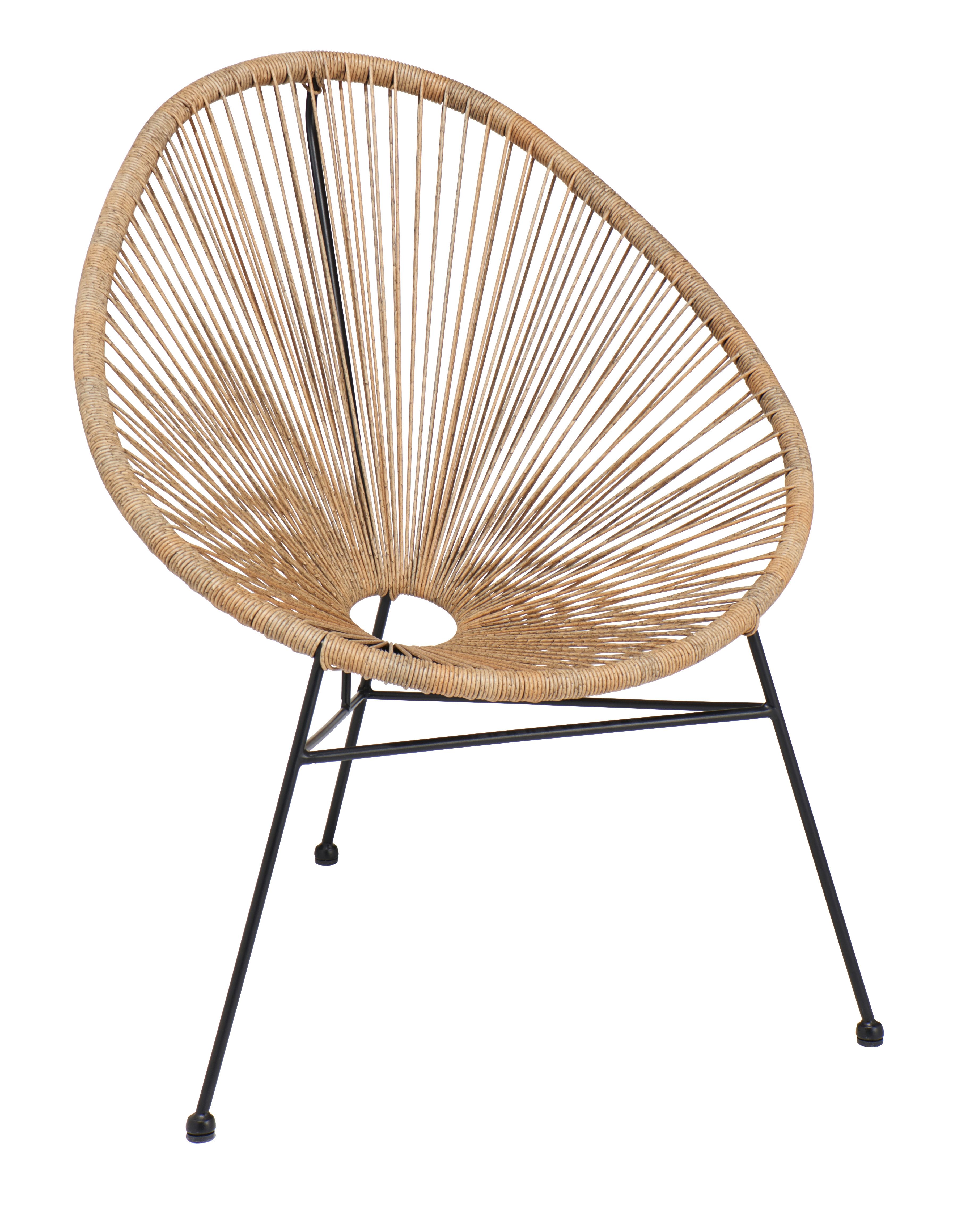 Fotel Ogrodowy T-Rattan Krzesło Natural