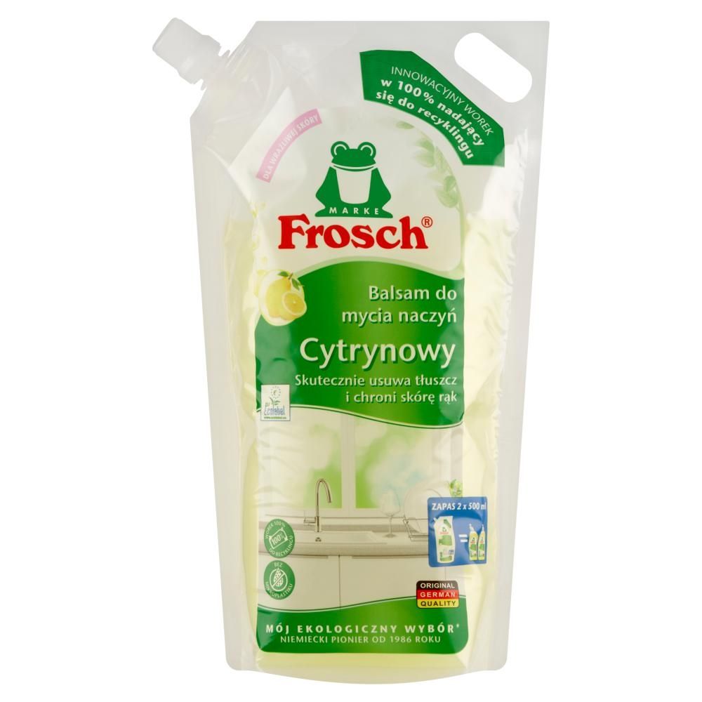 Frosch Balsam do mycia naczyń zapas cytrynowy 1000 ml