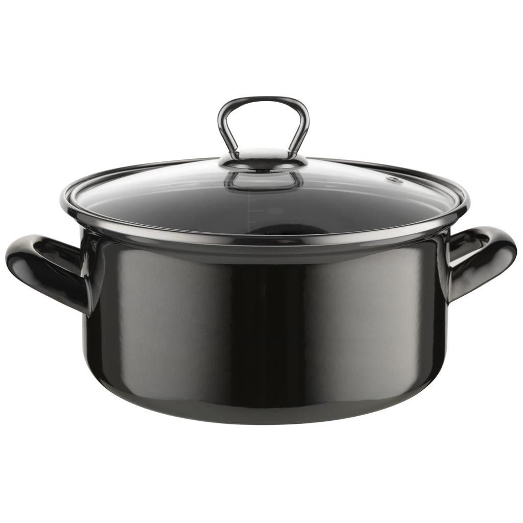 Garnek Emaliowany Metalico Prosty Niski 20 cm 2,9l