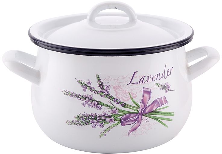 Garnek z pokrywą FLORENTYNA Lavender 16 cm 0G0516