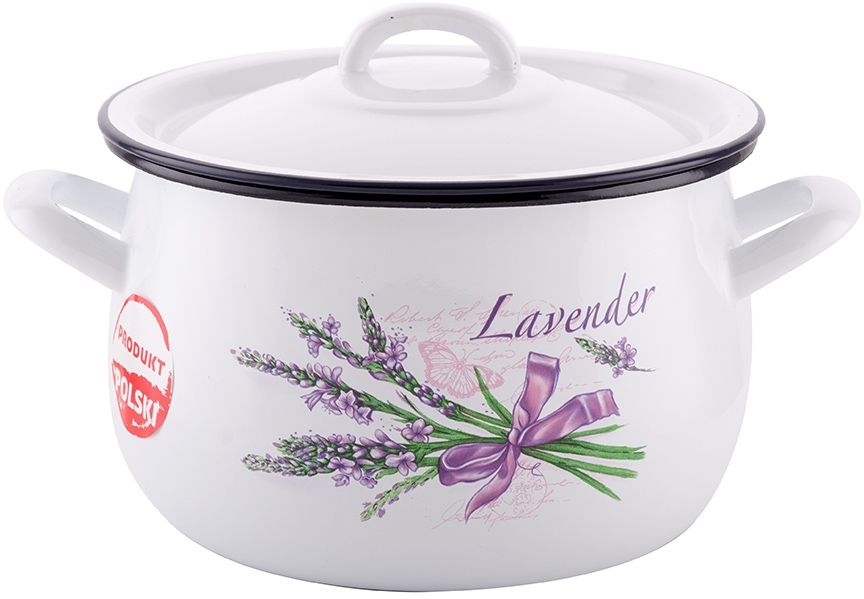 Garnek z pokrywą FLORENTYNA Lavender 20 cm 0G0519