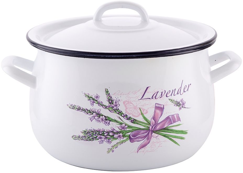 Garnek z pokrywą FLORENTYNA Lavender 22 cm 0G0520