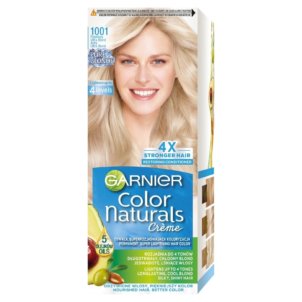 Garnier Color Naturals Crème Farba do włosów popielaty ultra blond 1001