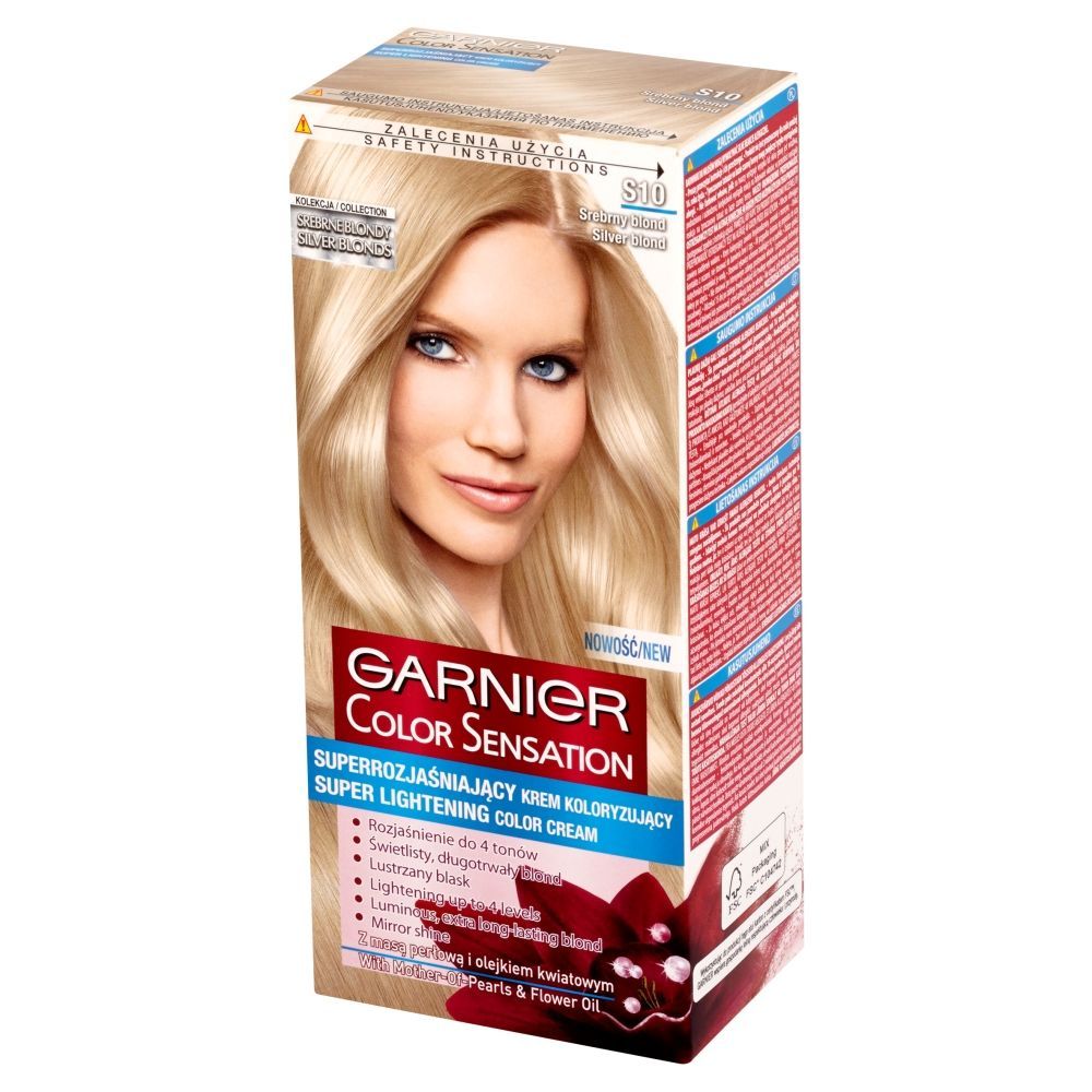 Garnier Color Sensation Krem koloryzujący S10 Srebrny blond