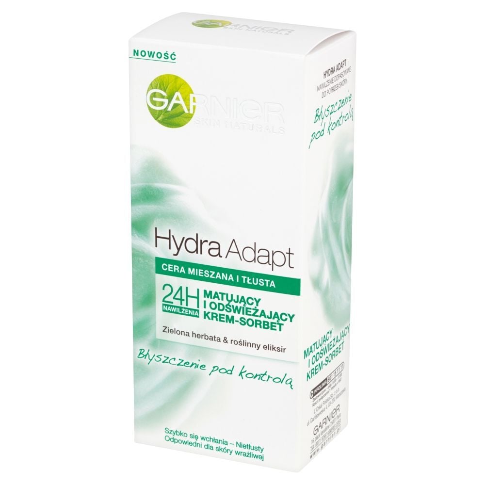 Garnier Hydra Adapt Matujący i odświeżający krem-sorbet 50 ml