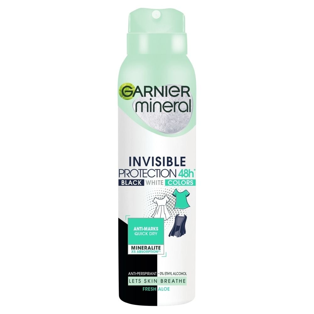 Zdjęcia - Dezodorant Garnier Mineral Invisible Fresh Aloe Antyperspirant 150 ml 