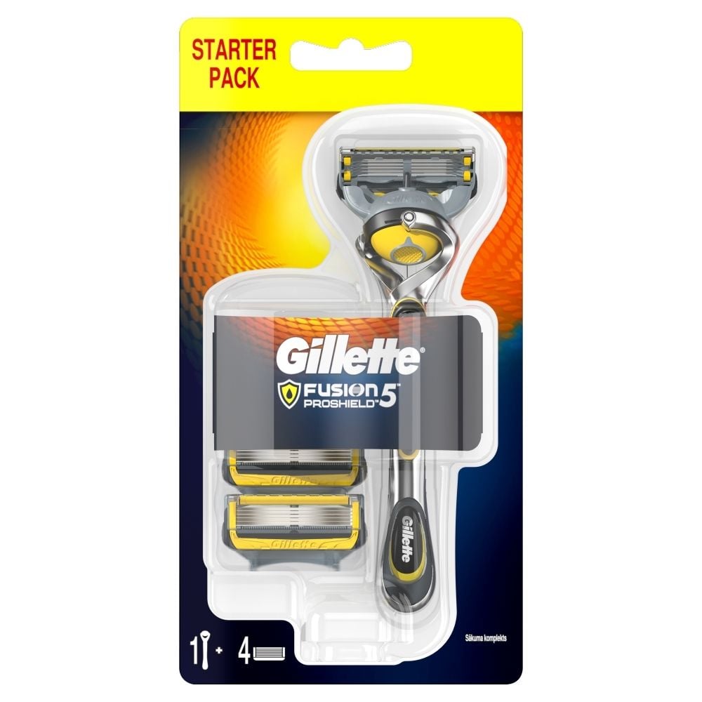 Ostrze W Maszynce Do Golenia Krzyżówka Gillette Fusion5 ProShield Maszynka do golenia dla mężczyzn + 3 Ostrza