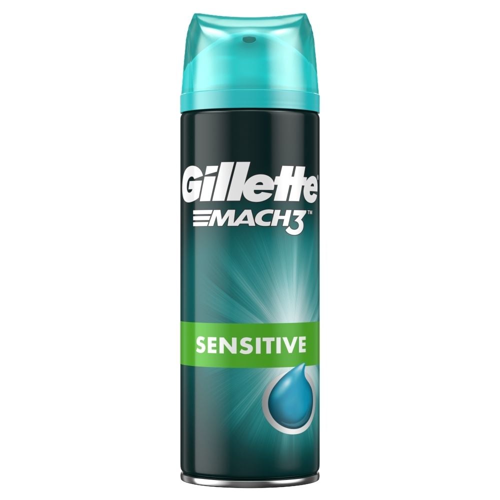 Gillette Mach3 Complete Defense Sensitive Żel do golenia dla mężczyzn 200 ml