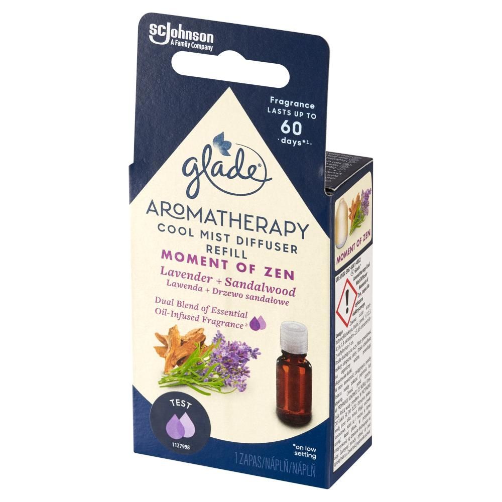 Glade Aromatherapy Moment of Zen Zapas do dyfuzora elektrycznego 17,4 ml