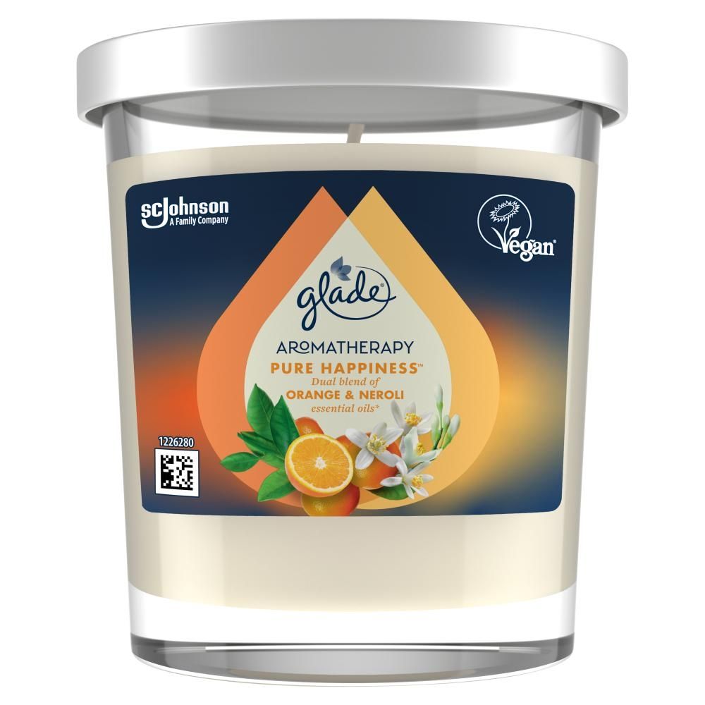 Glade Aromatherapy Pure Happiness Świeca zapachowa 170 g