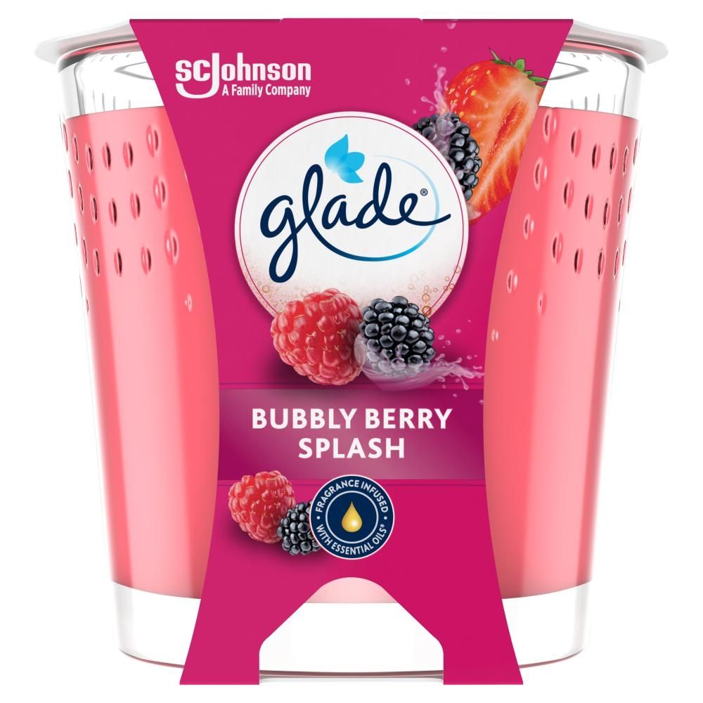 Glade Bubbly Berry Splash Świeca zapachowa 112 g