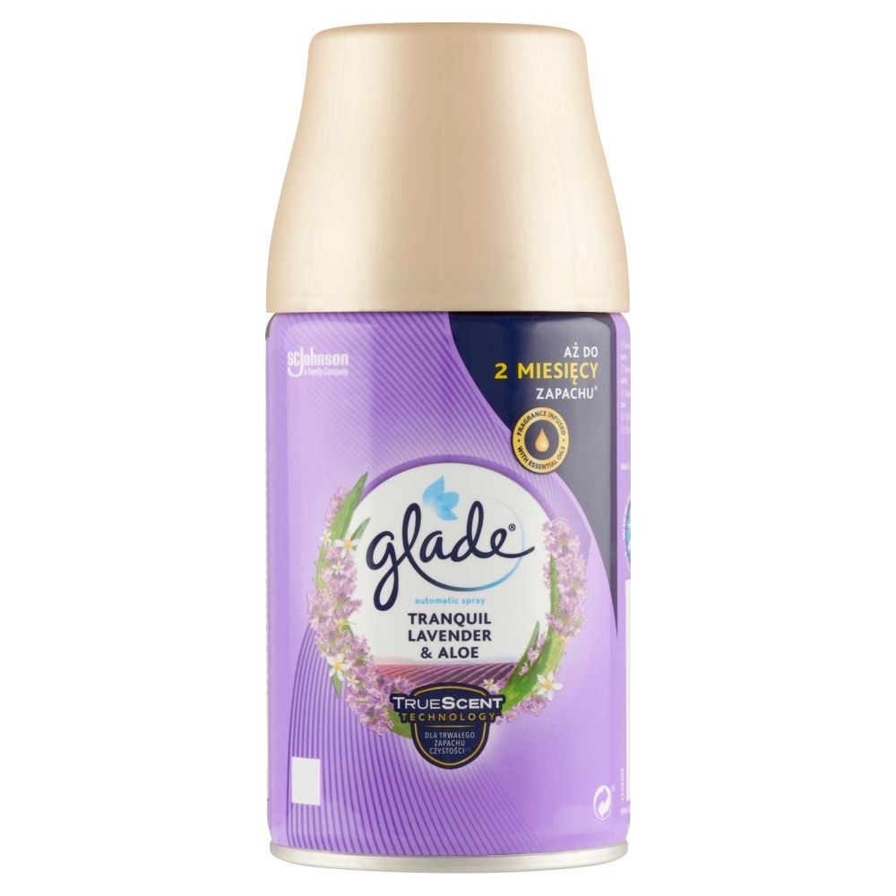 Zdjęcia - Odświeżacz powietrza Glade Tranquil Lavender & Aloe Zapas do automatycznego odświeżacza powietr 