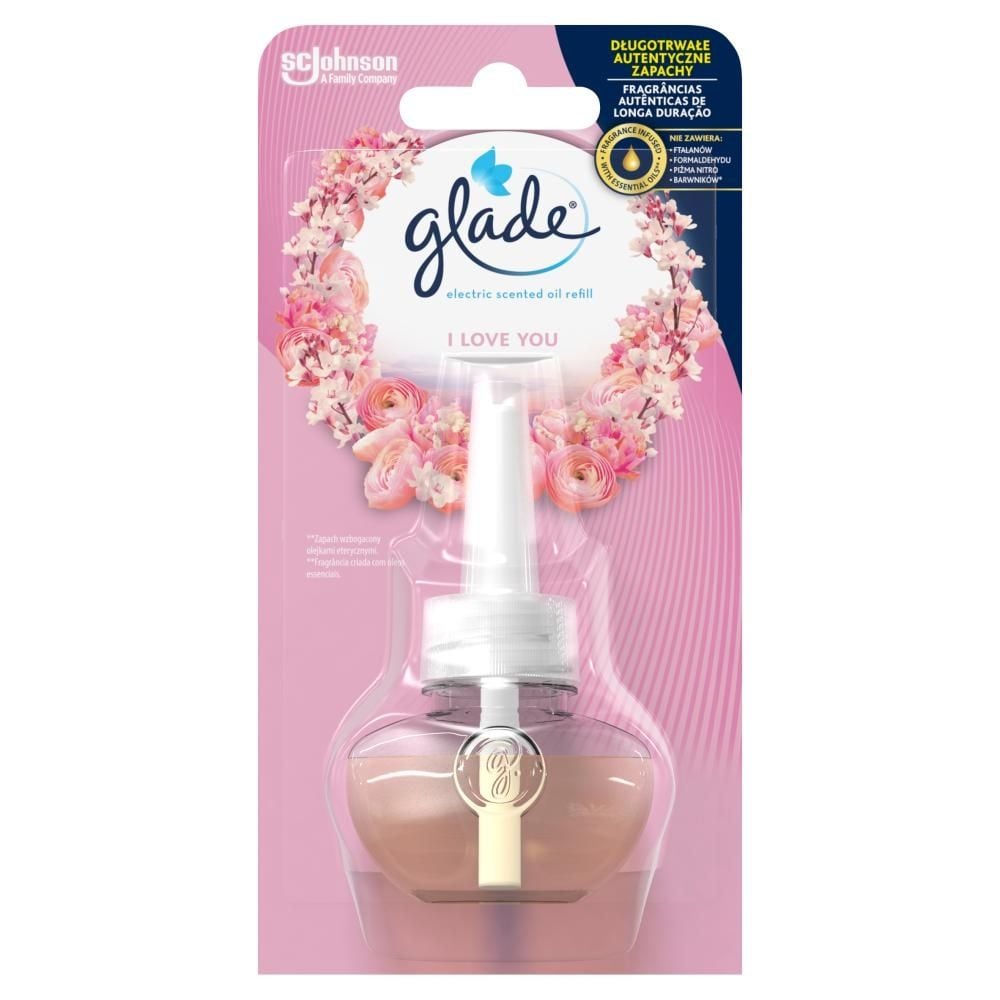 Glade I Love You Zapas do elektrycznego odświeżacza powietrza 20 ml