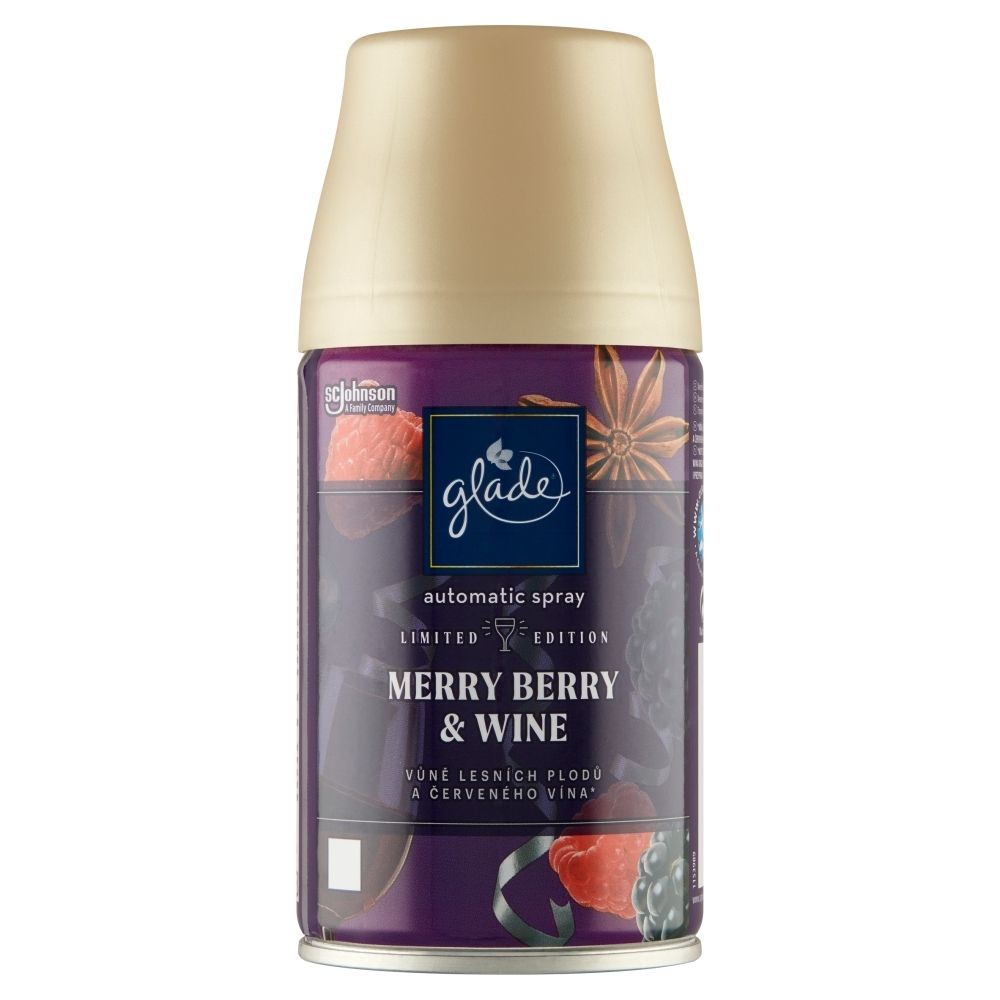 Glade Merry Berry & Wine Zapas do automatycznego odświeżacza powietrza 269 ml