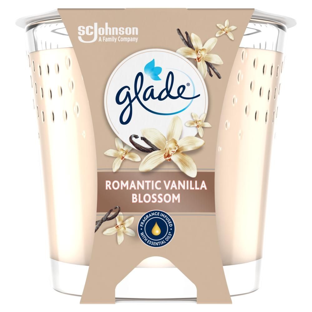 Glade Romantic Vanilla Blossom Świeca zapachowa 112 g