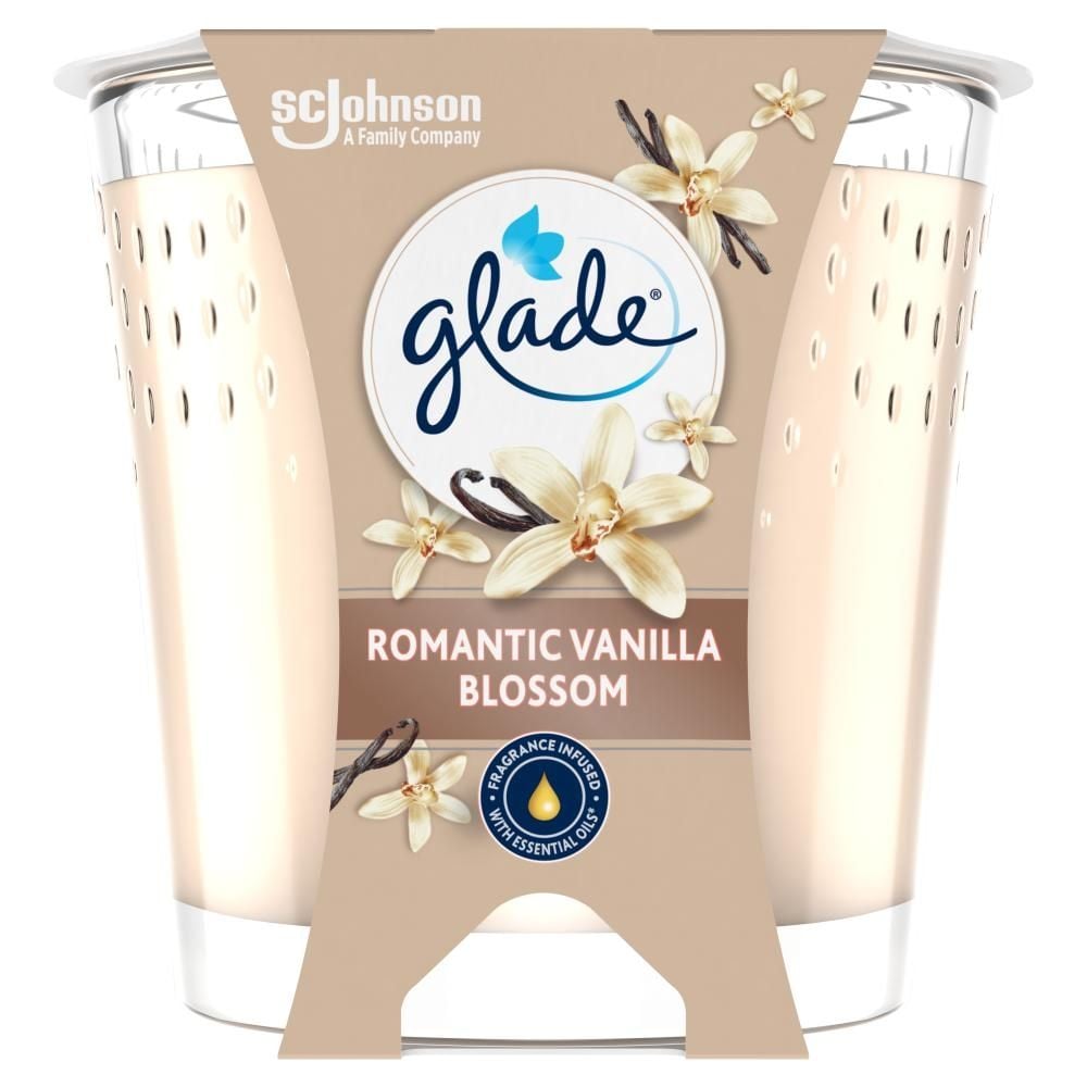 Glade Romantic Vanilla Blossom Świeca zapachowa 112 g