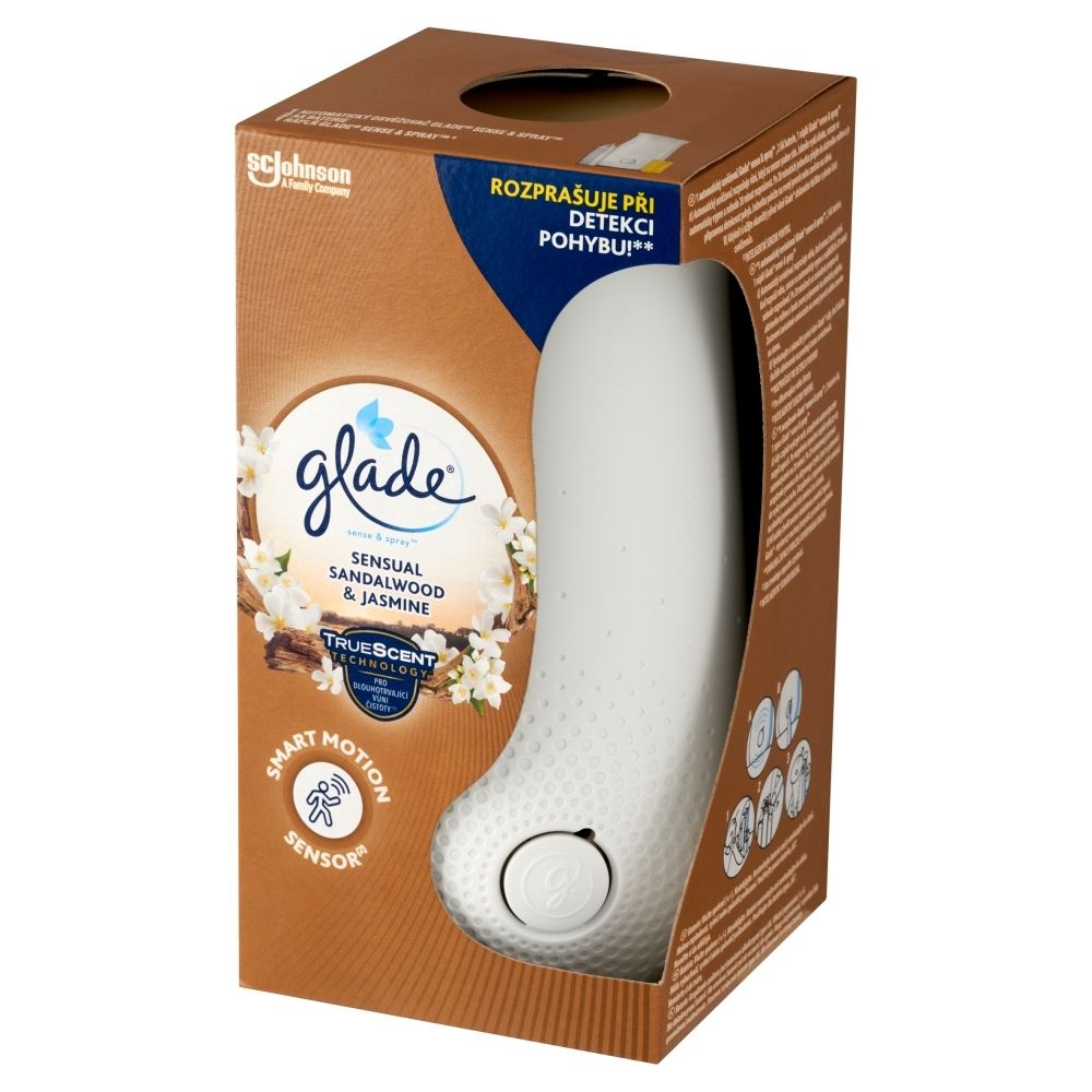 Glade Sense & Spray Sensual Sandalwood & Jasmine Automatyczny odświeżacz powietrza 18 ml