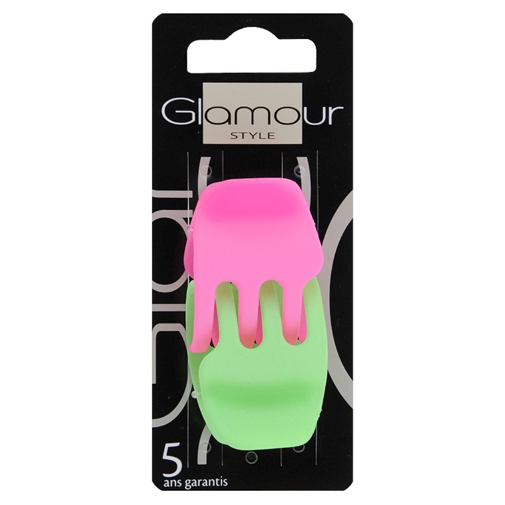 Glamour Klamry do włosów fluo 2 sztuki