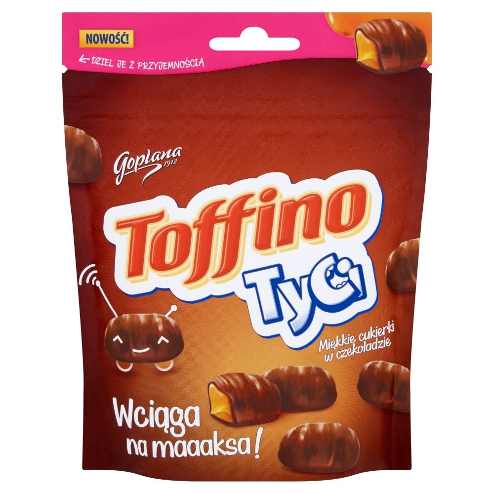 W Co Goplana Zamieniła Grabca Goplana Toffino Tyci Miękkie cukierki w czekoladzie 110 g - Zakupy