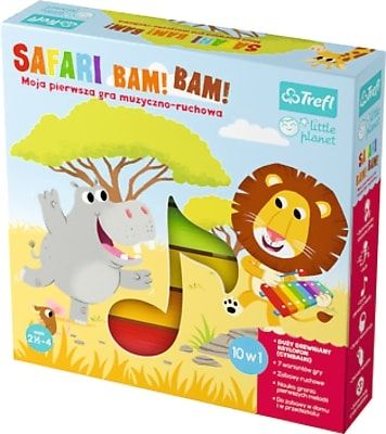 Gra edukacyjna TREFL Safari Bam! Bam! - Little Planet 01383