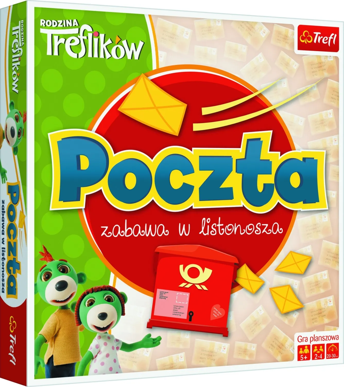 Gra planszowa TREFL Rodzina Treflików Poczta: zabawa w listonosza 1741