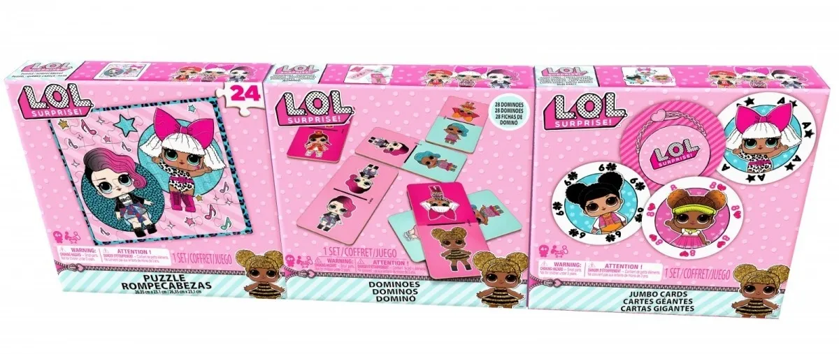Gra SPIN MASTER LOL: 3 gry 6046354