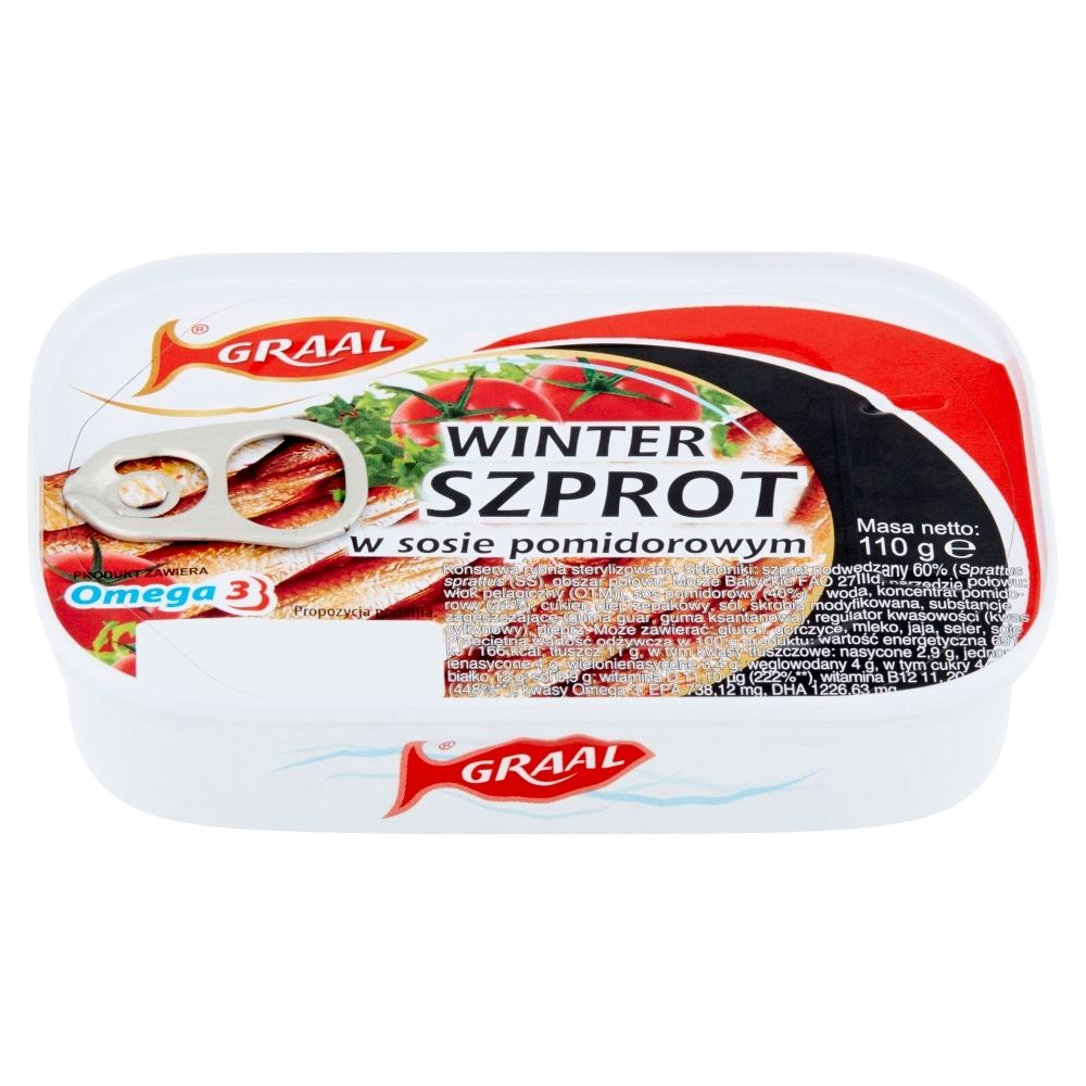 GRAAL Winter Szprot w pomidorach 110 g