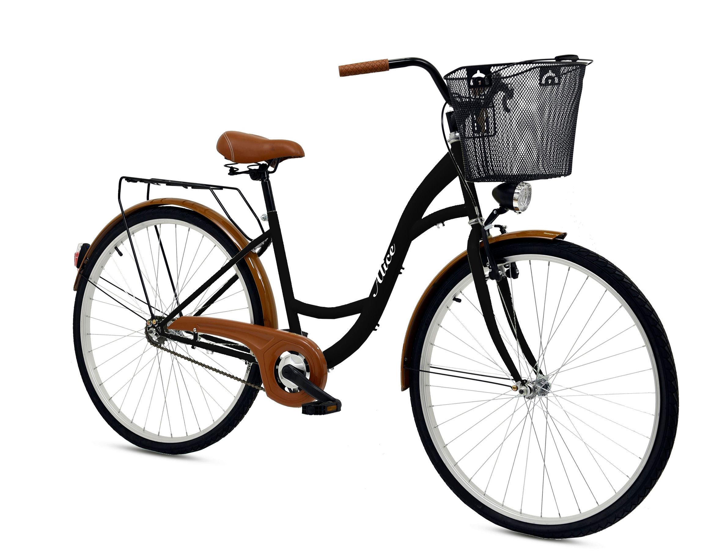 Green Bike Alice ECO Rower miejski 26'' 1B z koszem