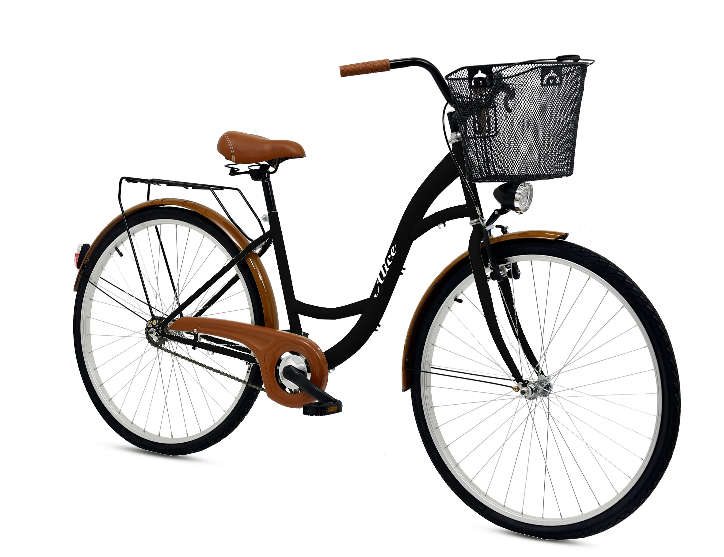 Green Bike Alice ECO Rower miejski 28'' 1B kosz