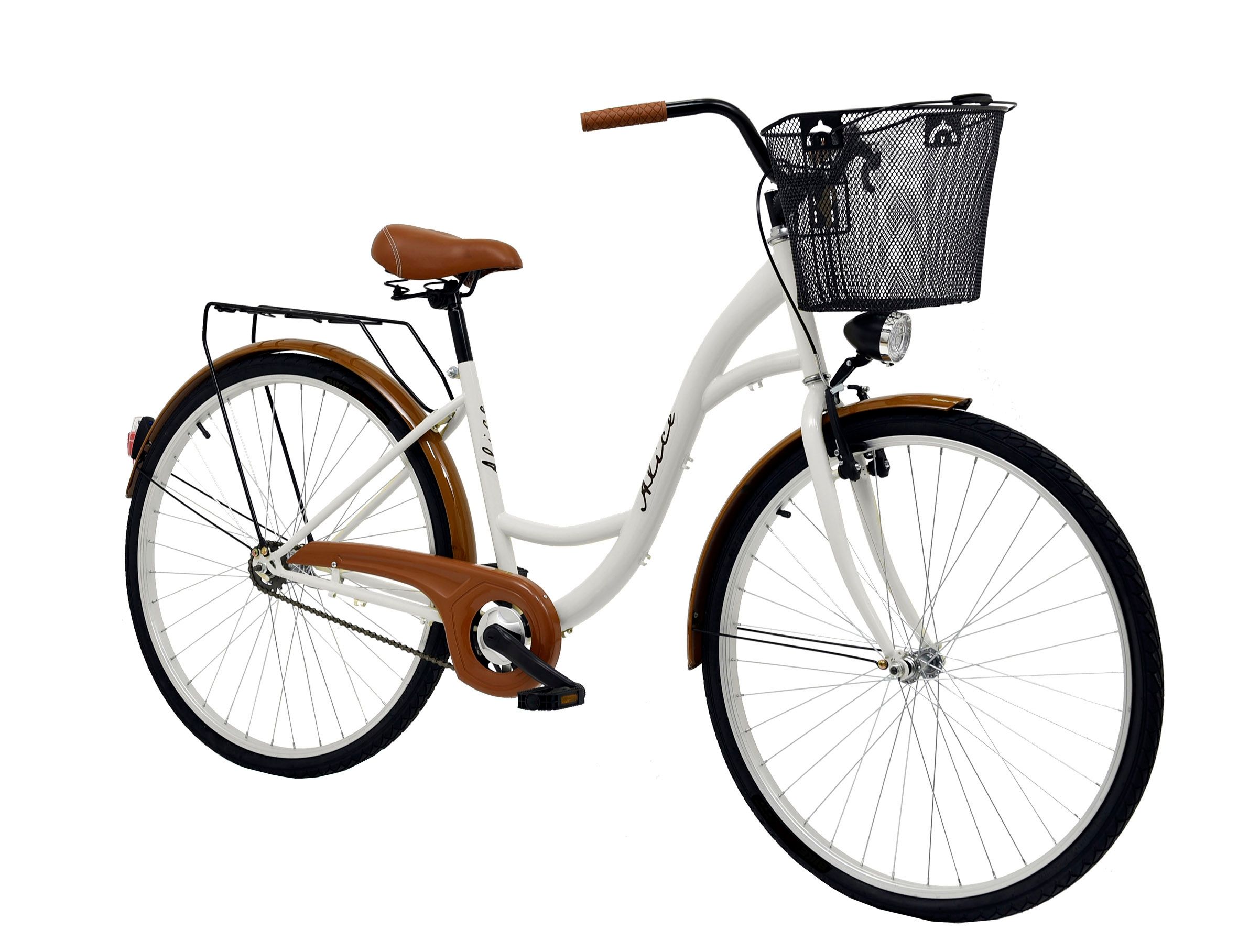 Green Bike Alice ECO Rower miejski 26'' 1B z koszem