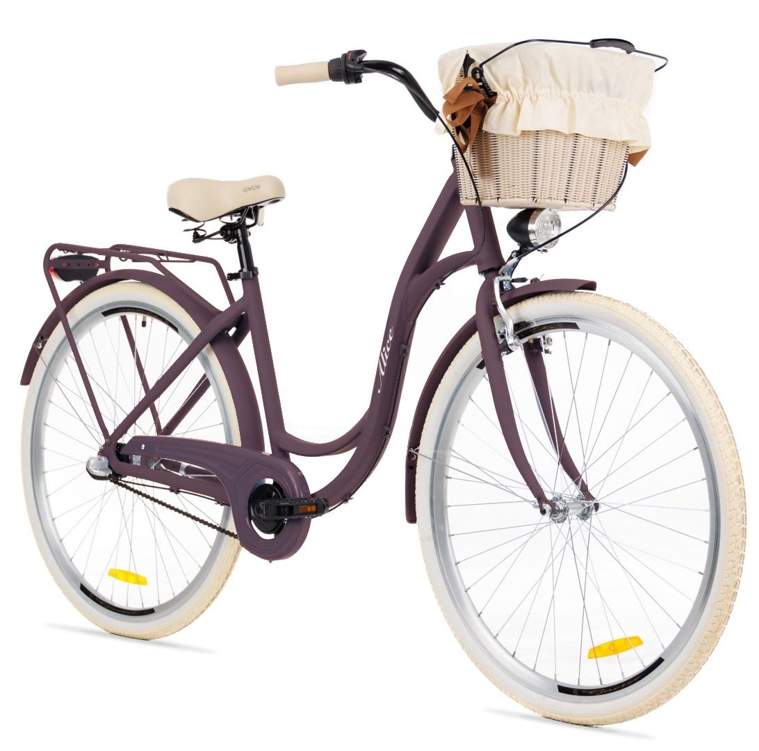 Green Bike ROWER 28 CTB 3B SOUL KOSZ WIKLINOWY kwadratowa rama