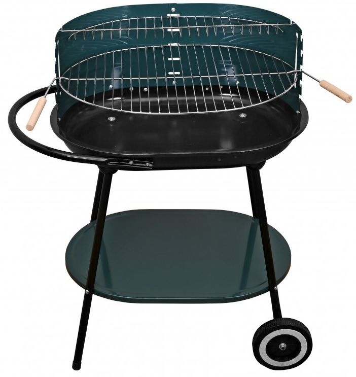 Activa Grill węglowy z uchwytem i kołami 62 x 64 cm