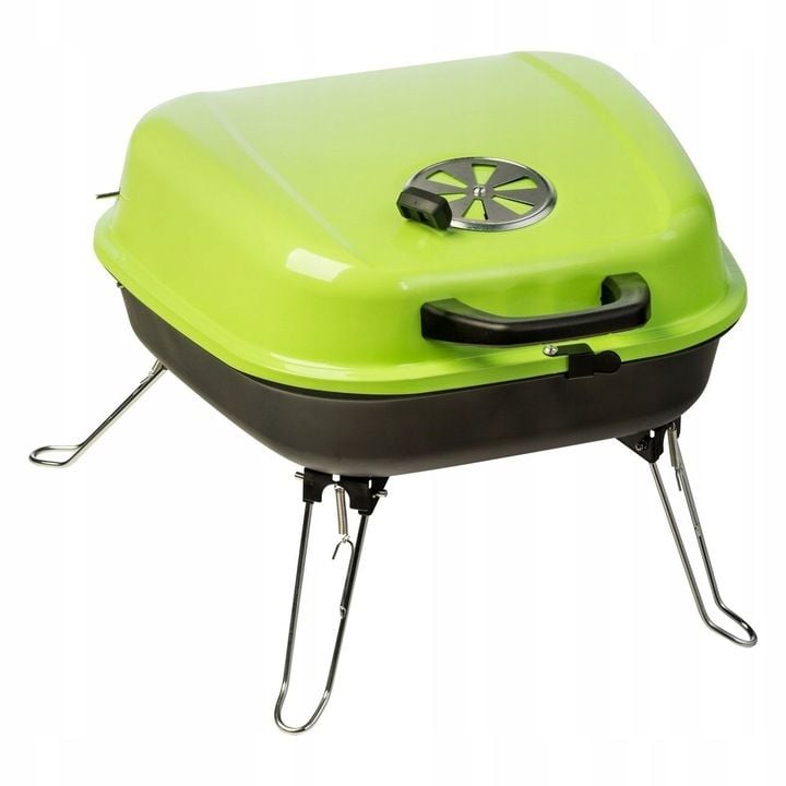 GRILL WĘGLOWY PODRÓŻNY Z POKRYWĄ