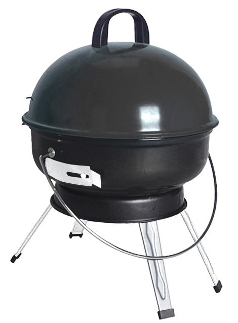 Grill Węglowy Okrągły JMS Zamykany Piknikowy z Uchwytem