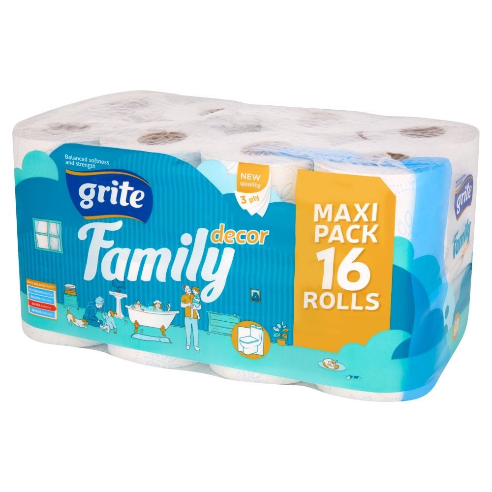 Grite Family Decor Papier toaletowy 16 rolek