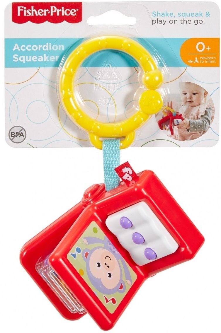 Grzechotka FISHER PRICE Piszczałka akordeonik DRD88