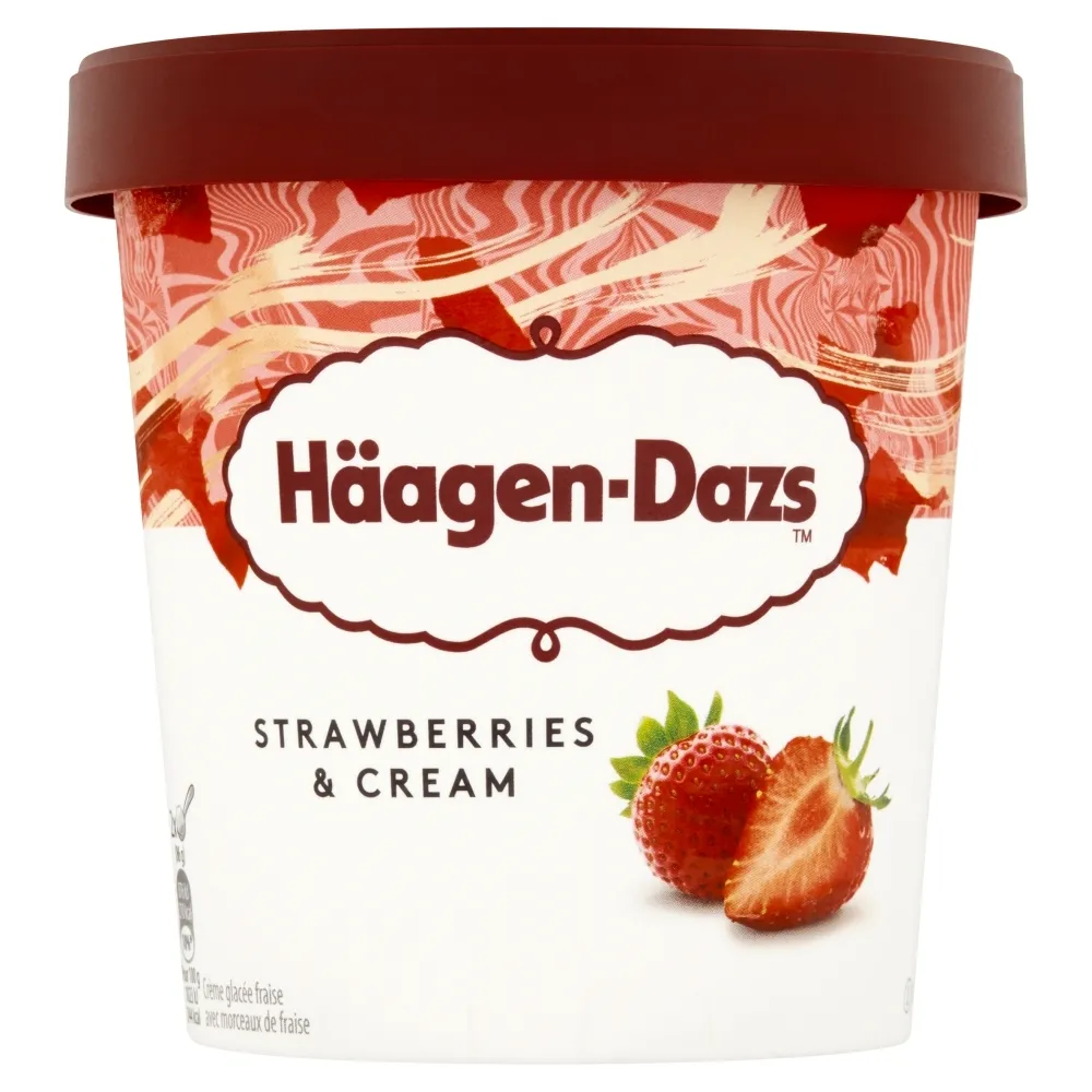 Häagen-Dazs Strawberries & Cream Lody 460 ml